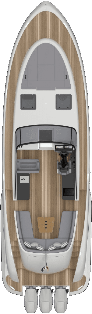 Tristian 44 Outboard layout (variant 1)