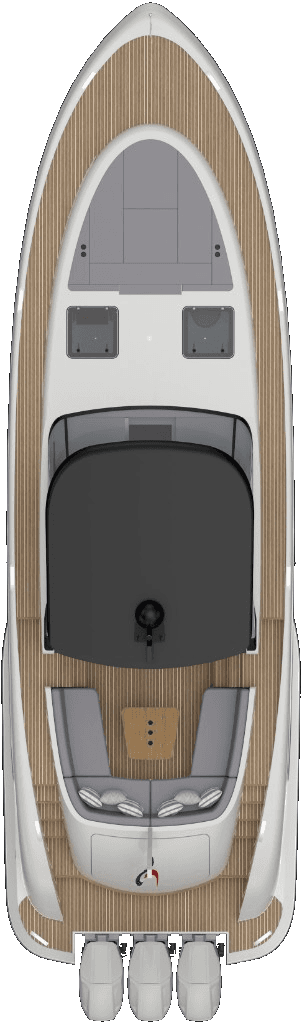 Tristian 44 Outboard layout (variant 2)